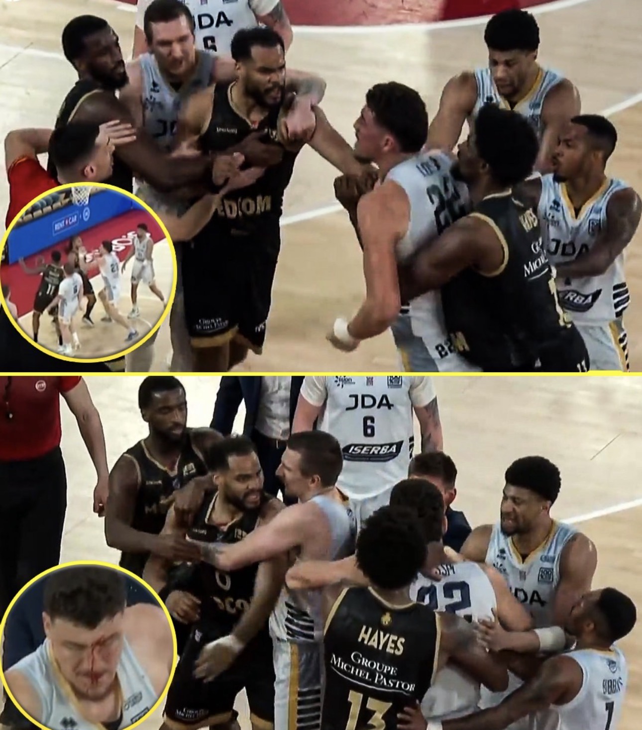 Monaco’da skandal kavga: Juhann Begarin ve Quentin Losser birbirine girdi