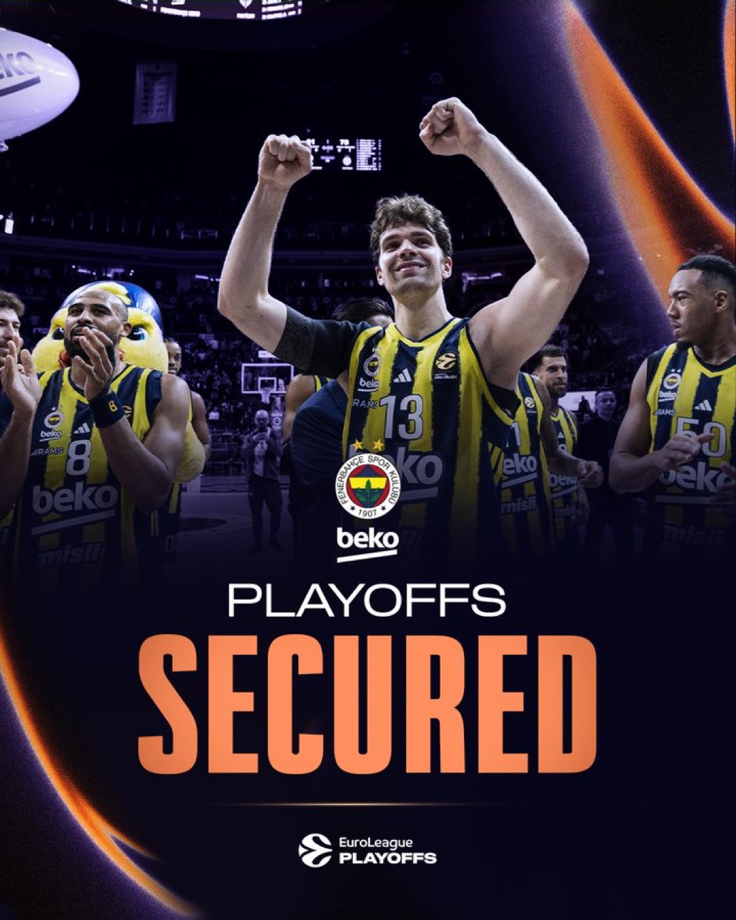 Fenerbahçe Beko üst üste 4. kez Play-off’ta