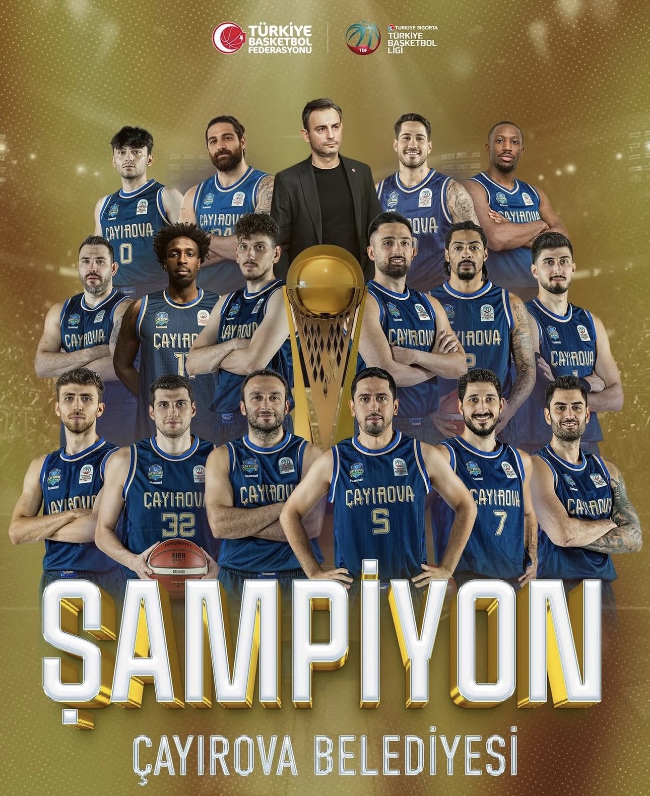 TBL’de sezon tamamlandı: Şampiyon Çayırova, küme düşme hattında büyük dram