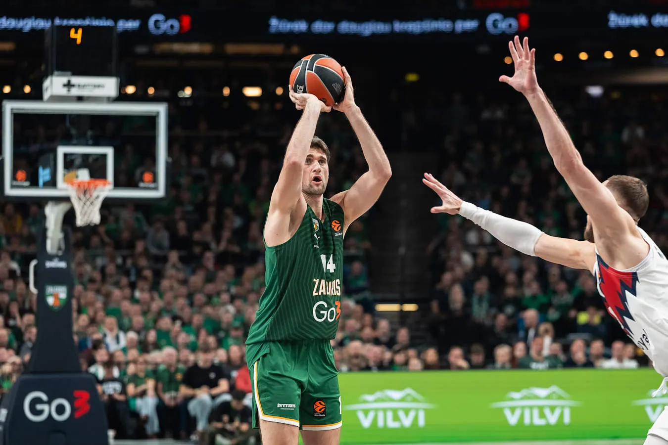 Zalgiris, Dustin Sleva’yı bırakmadı